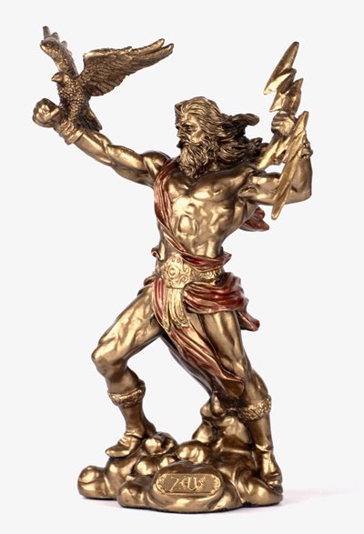 Figurka Zeus Statuetka Potężnego Zeusa Veronese