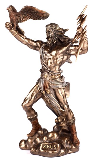 Figurka Zeus Statuetka Potężnego Zeusa Veronese